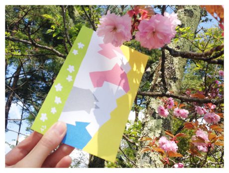 四角友里さんの森の色あわせカード – 落合 恵｜Megumi Ochiai